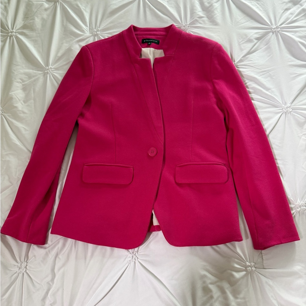 Vibrant Pink Women's Blazer by Gibsonlook